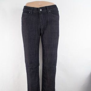 Prana Jeans Bootcut 0 (26 X 30) Women's Jeans Black Lightweight Denim Zip Fly